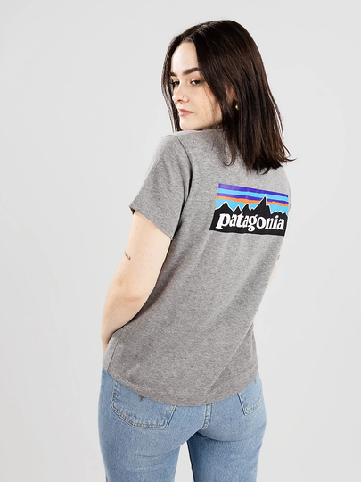 Patagonia P-6 Logo Responsibili T-Shirt harmaa