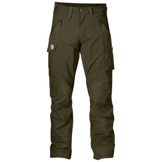 Fjällräven Abisko Trousers M - Dark Olive - Miehet - 46