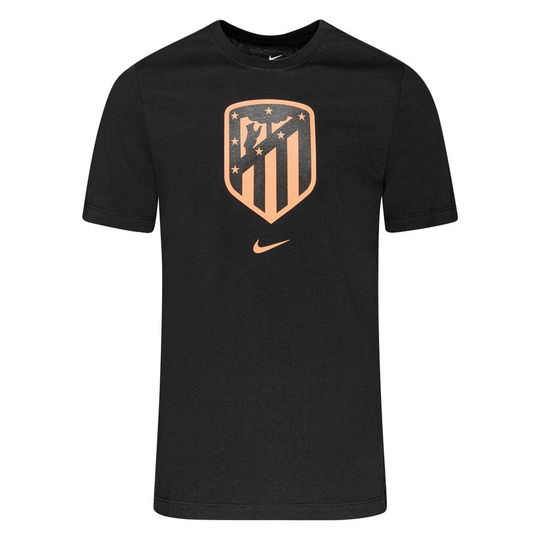 Atletico Madrid T-paita Crest - Musta
