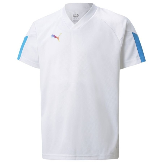 PUMA Treenipaita IndividualFINAL - Valkoinen/Sininen Lapset