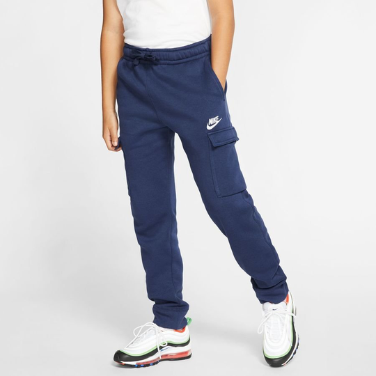 Nike Cargo Housut NSW Club - Navy/Valkoinen Lapset