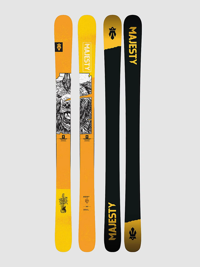 Majesty Dirty Bear XL 105mm 168 2023 Skis keltainen