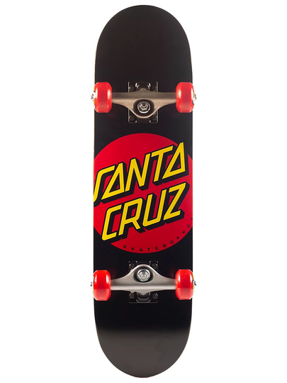 Santa Cruz Classic Dot Super Micro 7.25" Complete musta