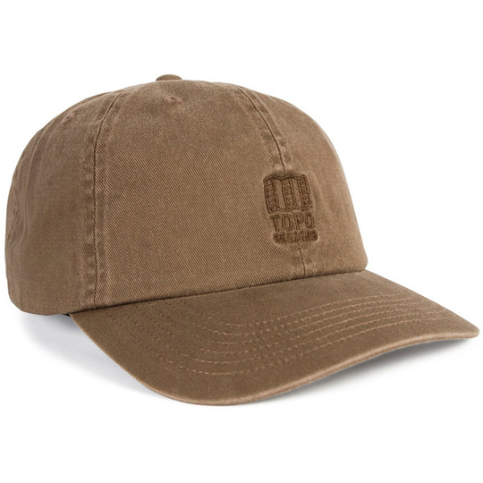 Topo Designs Mountain Ball Cap - Dark Khaki - Unisex - OneSize
