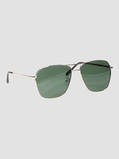 Empyre Hayes Translucent Square Aviator Sunglasses ruskea