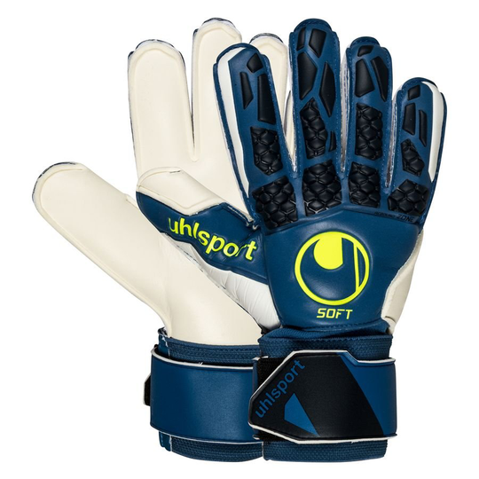 Uhlsport Maalivahdin Hanskat Hyper Act Soft Flex Frame - Sininen/Valkoinen/Keltainen