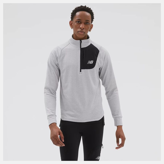 New Balance Juoksupaita Heat Grid Half Zip - Harmaa