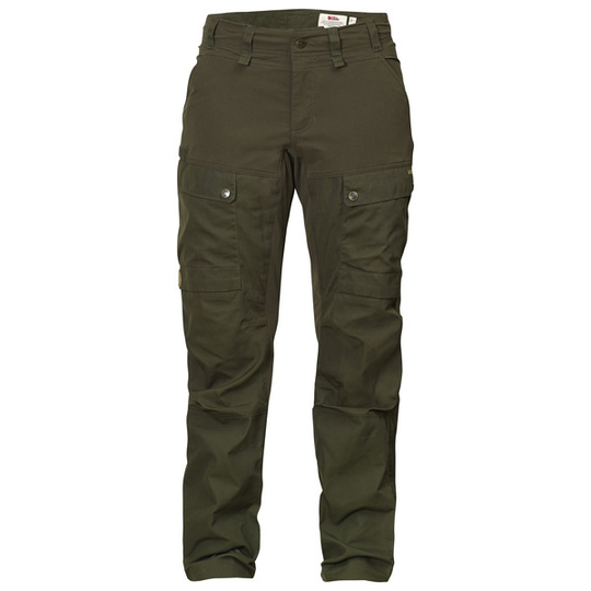 Fjällräven Lappland Hybrid Trousers W - Dark Olive - Naiset - 34