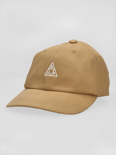 HUF Essentials TT CV 6 Panel Cap ruskea