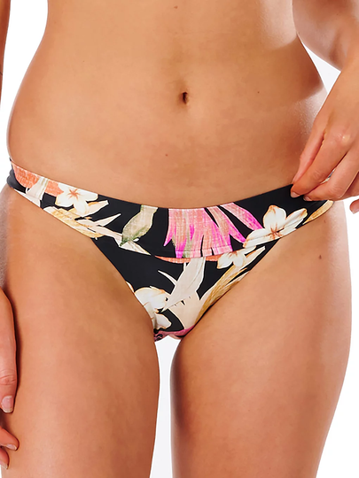 Rip Curl North Shore Mirage Cheeky Bikini Bottom musta