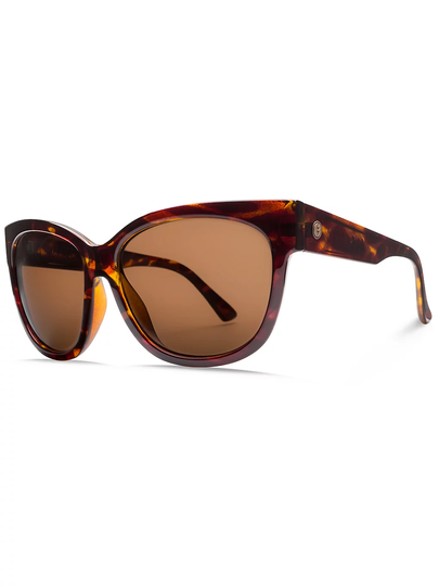 Electric Danger Cat Gloss Tort Sunglasses ruskea