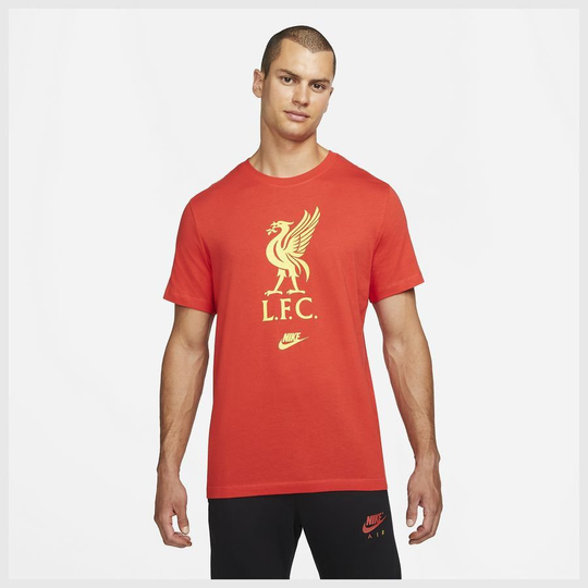 Liverpool T-paita Futura Crest - Punainen/Keltainen