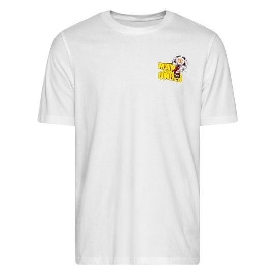 Manchester United T-paita Graphic - Valkoinen - adidas Originals, koko Large