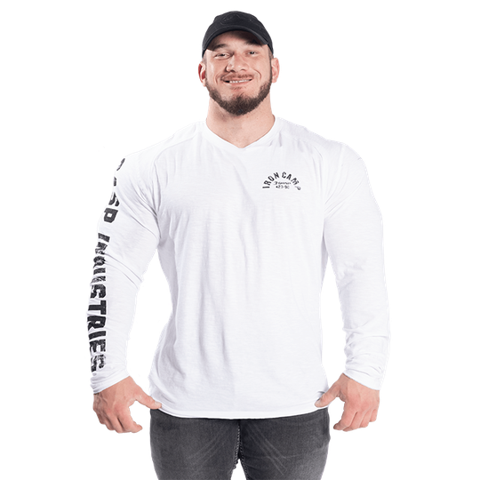 Throwback LS Tee, White