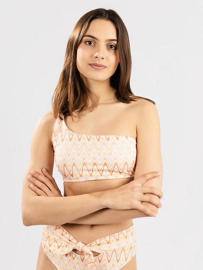 Quiksilver Classic One Shoulder Bikini Top kuviotu