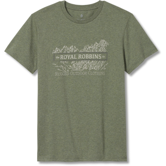 Royal Robbins Vintage Patch S/s - Duck Green Htr - Miehet - L
