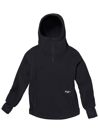 FW Catalyst Hoodie Fleece Pullover musta