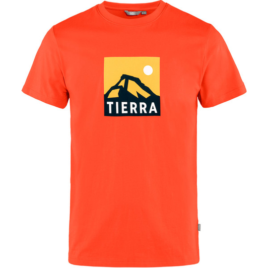 Tierra Organic Cotton Tee M - Valiant Red (mountain Box) - Miehet - S
