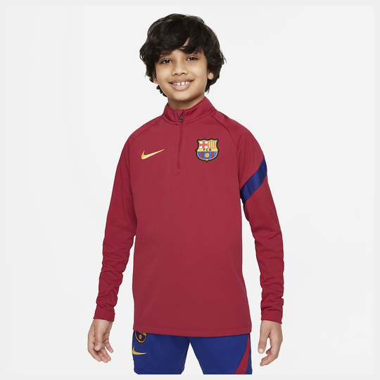 Barcelona Harjoituspaita Dri-FIT Academy Pro - Viininpunainen/Navy/Keltainen Lapset