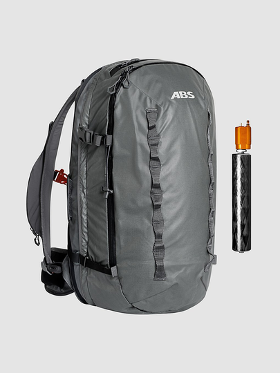 ABS P.Ride Bu Compact 18L + Carbon Inflator Backpack harmaa