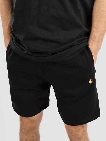 Carhartt WIP Chase Sweat Shorts musta