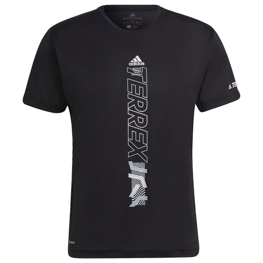 adidas Juoksu-t-paita Terrex Agravic - Musta