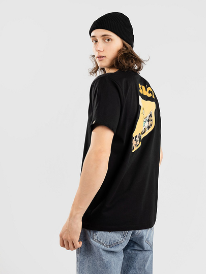 The Dudes Slice T-Shirt musta