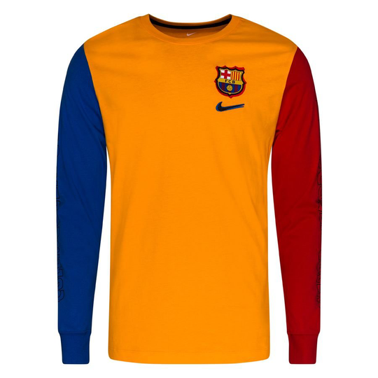 Barcelona T-paita Pitkähihainen Ignite 92 - Oranssi/Sininen/Punainen