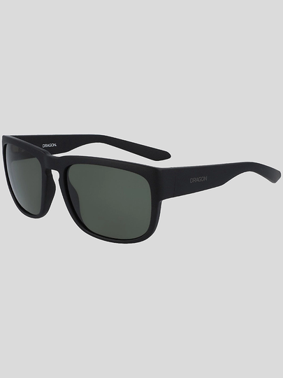 Dragon Rune Matte Black Sunglasses musta
