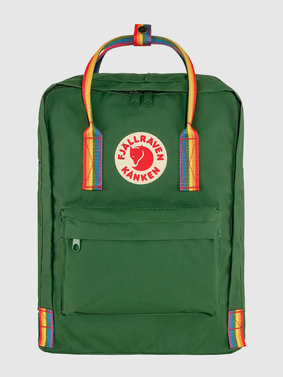 Fjällräven Kanken Rainbow Backpack vihreä