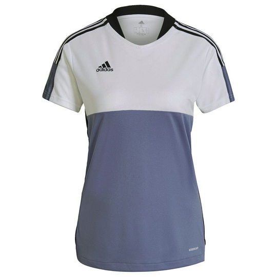 adidas Treenipaita Tiro Blocking - Valkoinen/Violetti Nainen