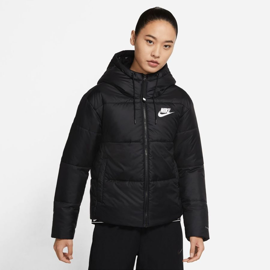 Nike Talvitakki NSW Therma-FIT Hoito - Musta Nainen