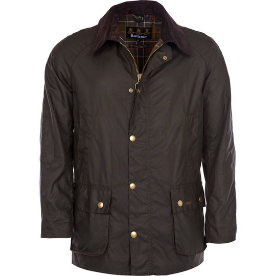 Barbour Ashby Wax Jkt - Olive - Miehet - L
