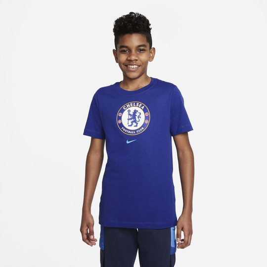 Chelsea T-paita Crest - Sininen Lapset
