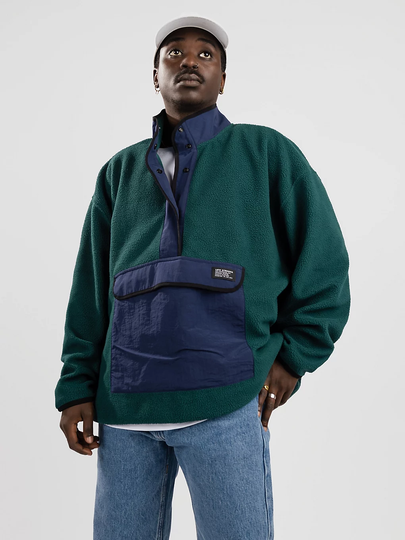 Levi's Polar Fleece Mock Neck Sweater vihreä