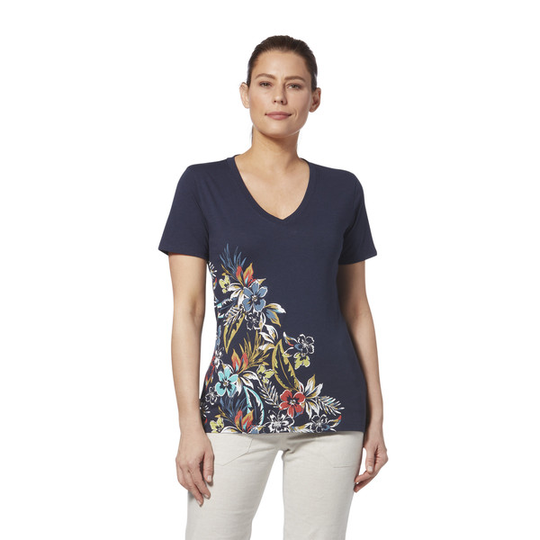 Royal Robbins All Over Palisades S/s - Naval - Naiset - S