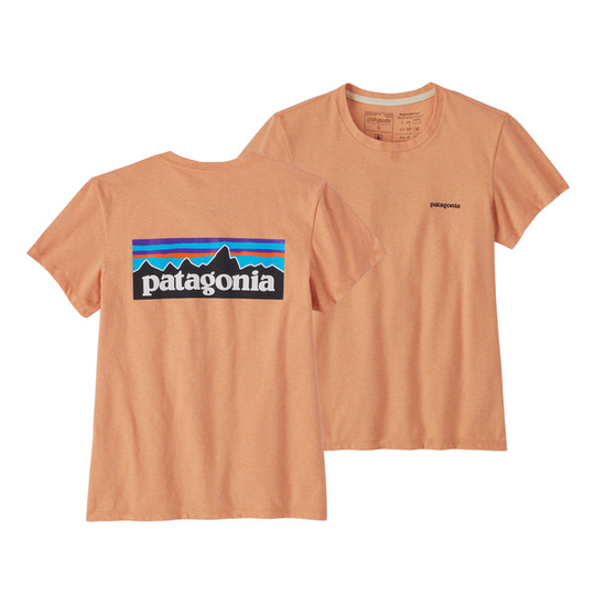 Patagonia W' S P-6 Logo Responsibili-tee - Cowry Peach - Naiset - XS