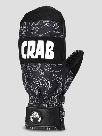 Crab Grab Punch Mittens musta