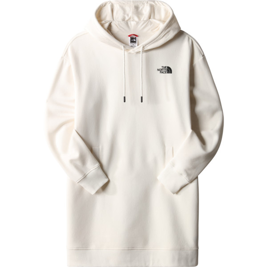 The North Face W Fleece Hoodie Dress - Gardenia White - Naiset - XS