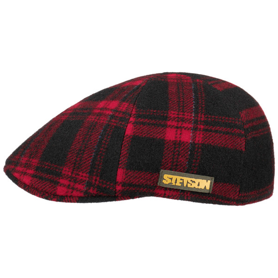 Stetson Texas Virgin Shadow Plaid - Red/black - Unisex - L