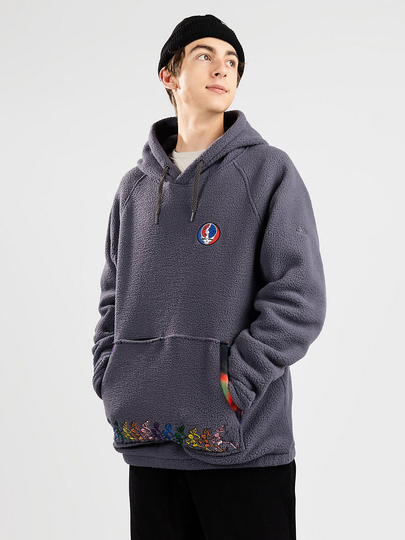 686 Buttermilk Shrpa Flc Hoodie violet