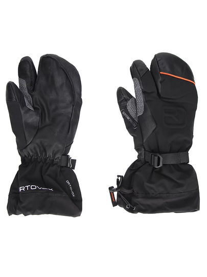 Ortovox Merino Freeride 3 Finger Mittens musta