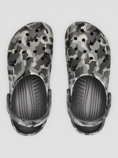 Crocs Classic Printed Camo Clog harmaa