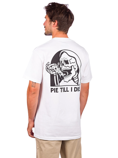 Lurking Class Pie Till I Die T-Shirt valkoinen