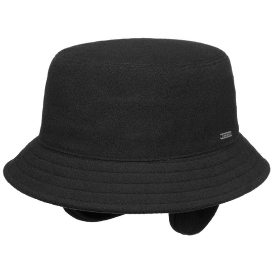 Stetson Bucket Wool/cashmere Ef - Black - Unisex - L