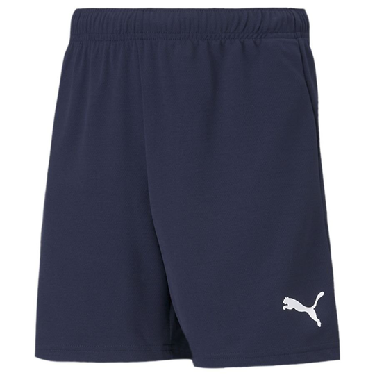 PUMA Shortsit teamRISE - Navy/Valkoinen Lapset