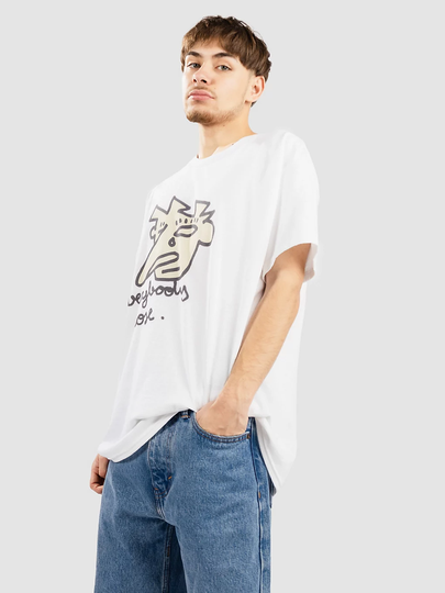 Ice Cream SB Everybody Nose T-Shirt valkoinen