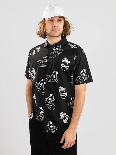 Globe Underground Holiday Shirt musta