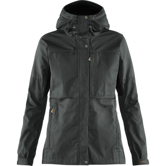 Fjällräven Kaipak Jacket W - Dark Grey-black - Naiset - M