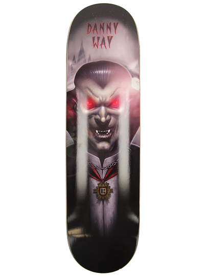 Plan B Dracula Danny 8.5" Skateboard Deck kuviotu